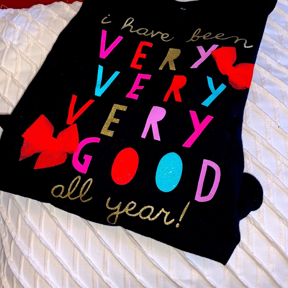 Long Sleeve Christmas graphic tee